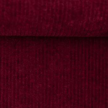 Cordjersey  JUNA - burgundy - Swafing