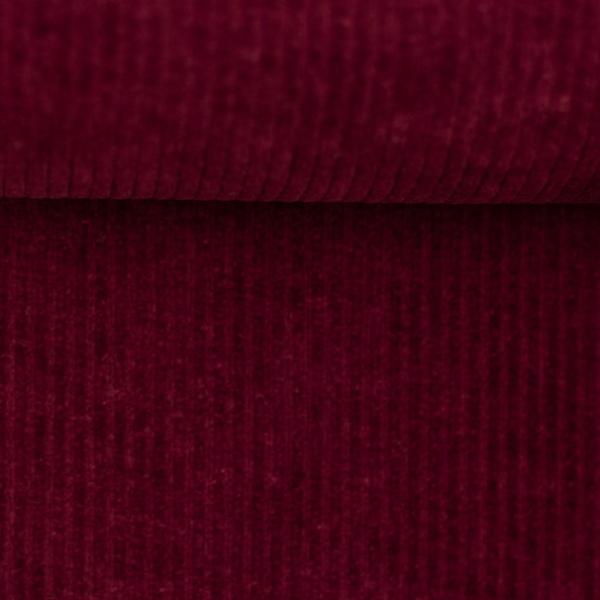 Cordjersey  JUNA - burgundy - Swafing